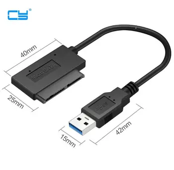 

USB 3.0 to Micro SATA Adapter Cable for 1 8" HDD SSD Converter Cord USB3.0 to 16Pin Msata 7+9 Pin cable 20cm