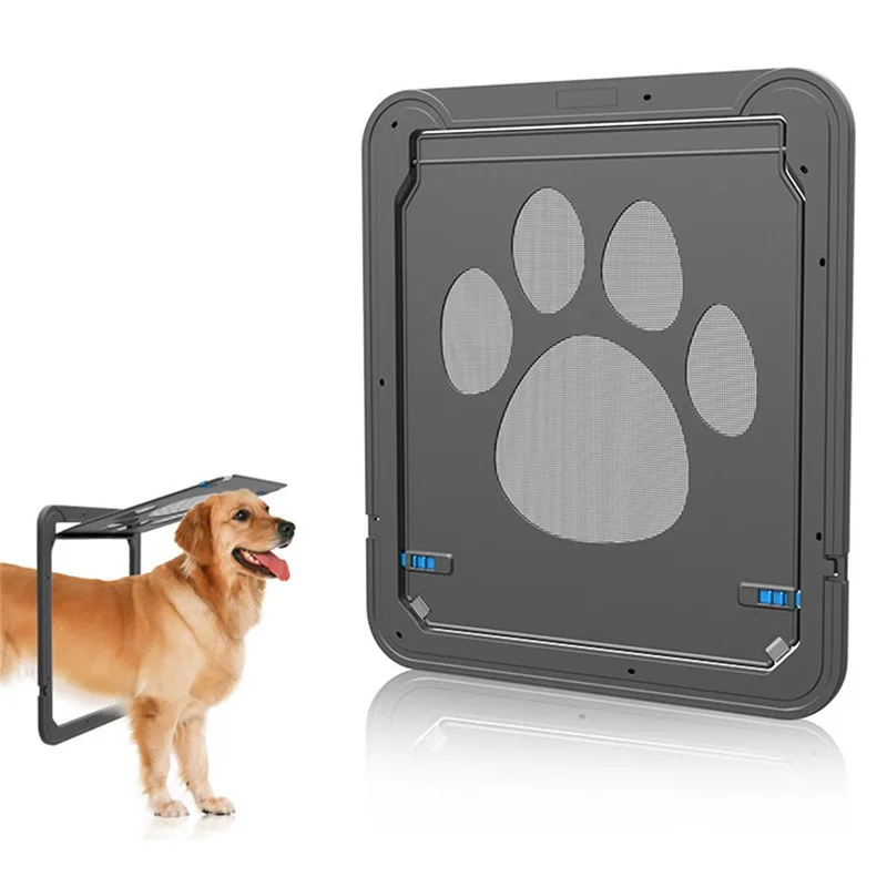 

ABS Automatical Pet Dogs Cats Gates Door for Screen Window Home Cottage Plastic Dogs Fence Door Cat Puppy Dog Supplies
