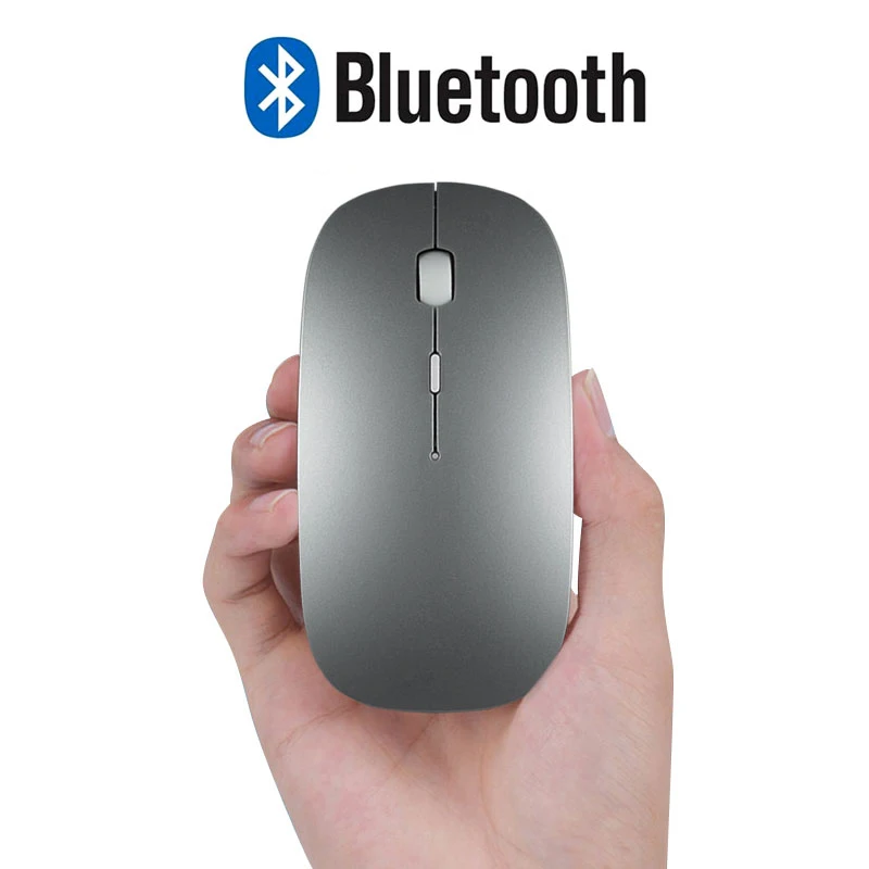 Цена Bluetooth Мышь для MacBook Air Pro, для Win10 Mac ноутбук Беспроводной Мышь Перезаряжаемые Mute Тихая оптическая Мышь