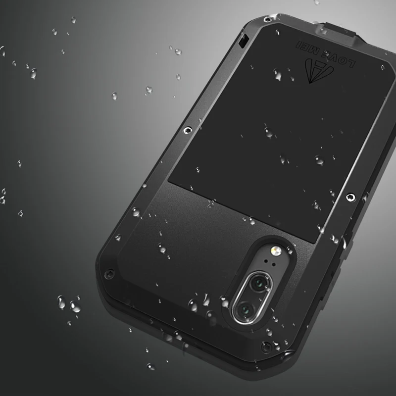 

For Huawei P20/p20 Pro Phone Case Shockproof Metal Armor Protective Case Cover For Huawei P20 Three Anti-mobile Phone Case