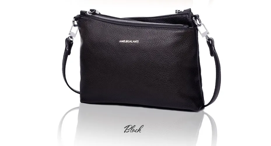 AMELIE GALANTI casual messenger bags for women new flap crossbody bag european and american style soft zipper solid none 2017 (17)