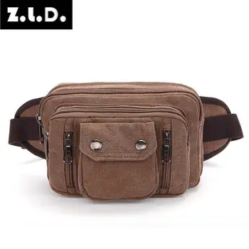 

Z.L.D. New men and women street hip-hop casual belt bag fashion mobile belt bag motorcycle leg bag ladies canvas bag
