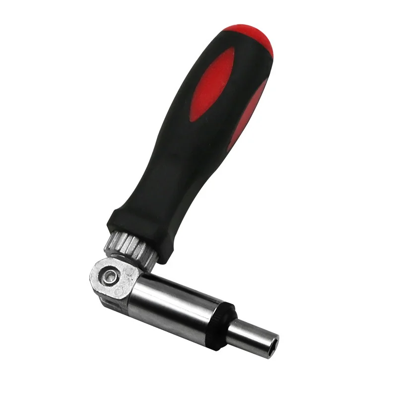 

New Multi-Functional Ratchet Screwdriver 1/4 Inch Inside Hexagon Interface 0-180 Degree Adjustable Angles Screwdriver