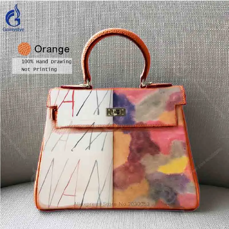 Lady Style Women Genuine Leather Bag Contrast Color Togo Leather Handbags Famous Famous Brand Designer Top Handle Bags Totes Y цена Lady Style Women Genuine Leather Bag Contrast Color Togo Leather Handbags Famous Famous Brand Designer Top Handle Bags Totes Y цены онлайн