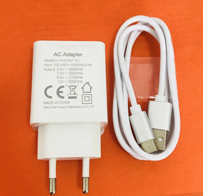

Original Charger Plug + type C Cable for BLUBOO S3 MTK6750T Octa Core Free Shipping