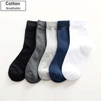 

2017 Men Cotton Socks Brand Guarantee Anti-Bacterial Comfortable Deodorant Breathable Casual Business Man Sock (5 Pairs / Lot)
