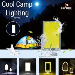 Портативное освещение 12 В Светодиодная лампа фонарь для палатки в кемпинге фонарик подвесной светильник Магнитный базовый фонарь