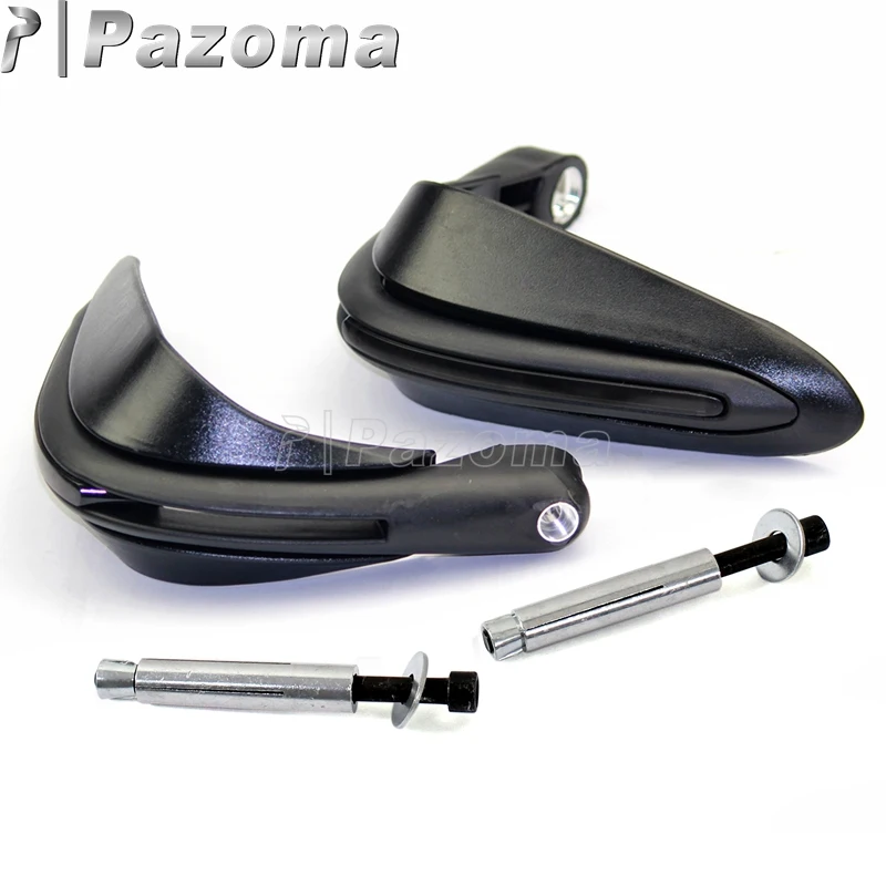 

PAZOMA Matte Black Motorcycle Dirt Bike Universal 7/8" 22mm Hand Guards Handguard For Honda Ducati Yamaha Suzuki GSXR1000 B-KING