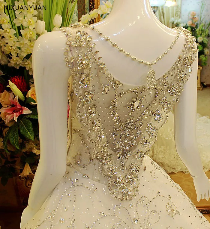 Vestido de Noiva 2021 аппликации кружево Королевский поезд свадебное платье размера плюс