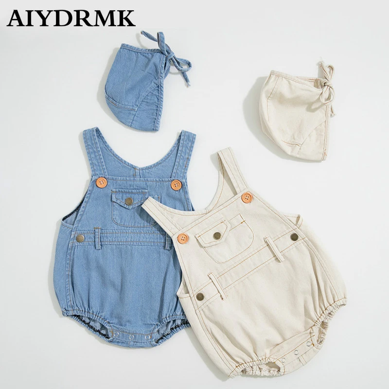 denim baby jumpsuit