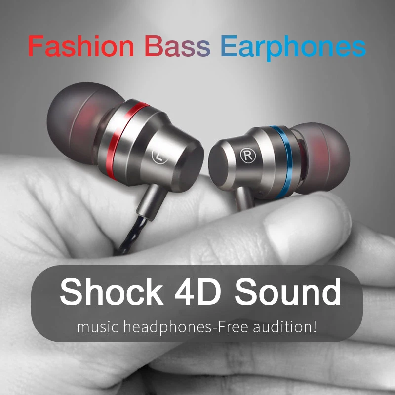 buy Type C Earphone Dynamic Drive HiFi USB C Earbuds In ear Bass Metal Sport Gaming Headset with Mic for Xiaomi Mi9T Huawei P30 Lite