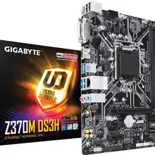 Новинка для Gigabyte GA-Z370M DS3H Z370M DS3H материнская плата LGA1151 DDR4 Z370 PCI-E3.0 SATA3 USB3.0 Поддержка i3 8100 i5 8500 I7 8700