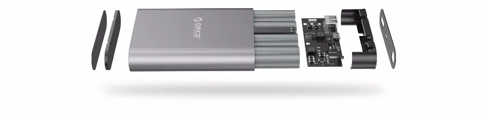 ORICO 10400mah power Bank QC2.0 портативный внешний аккумулятор быстрая зарядка для samsung Xiaomi huawei