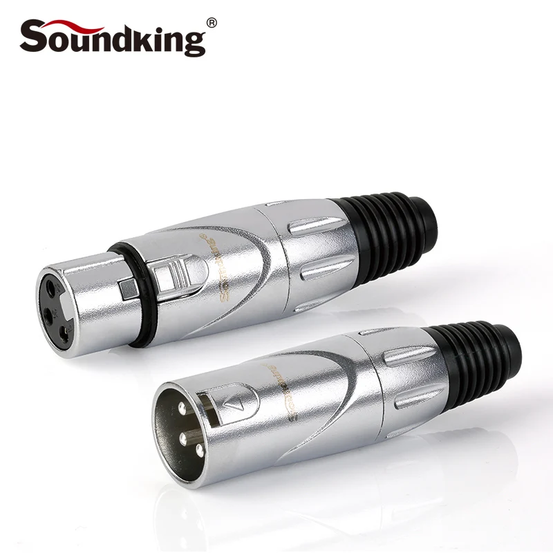 Soundking аудио кабель Разъем XLR разъем папа/Кэннон гнездо для подключения микрофона