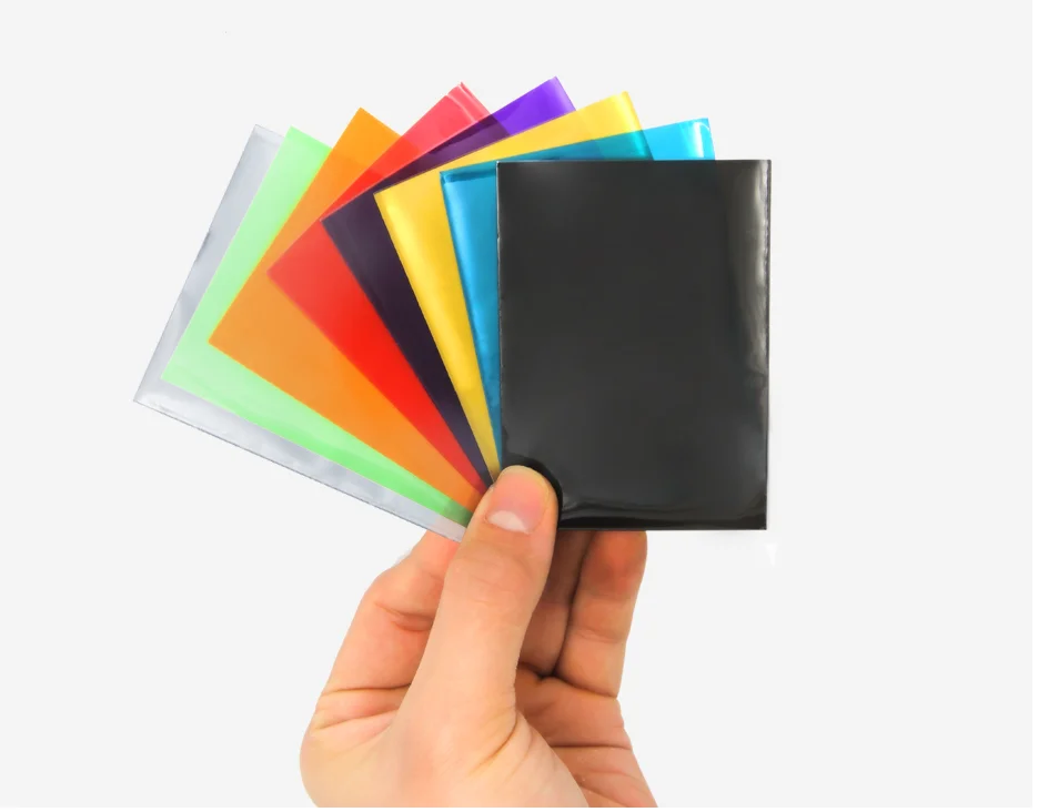 50 Pcs Matte Scrub Muticolor Card Back Card Protector for Board Games Magic The Gathering Yugioh Pokemon Card Sleeve for TCG