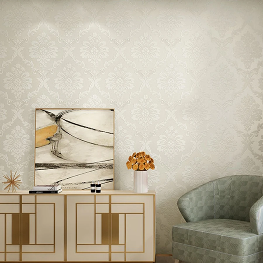 

Modern PVC Vinyl Floral Pattern Self Adhesive Wallpaper Rolls Warm Living Room Bedroom Waterproof Home Decorative Contact Paper