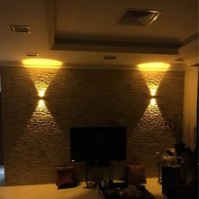 2W Led Wall Light Black Body Fixture Up And Down Sconce Wall Lamp Bedroom Bathroom Hallway Aisle Indoor Decoration Light