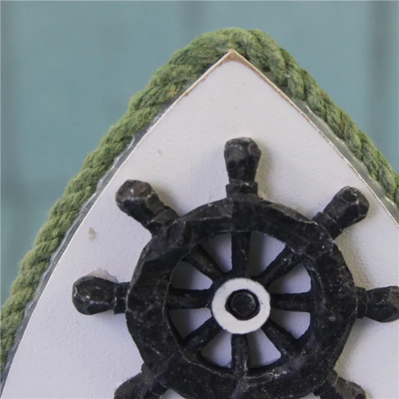 Romantic Pretty Mediterranean Style Wooden Light Tower Nautical Themed Photo Frame Home Decor Rudder
