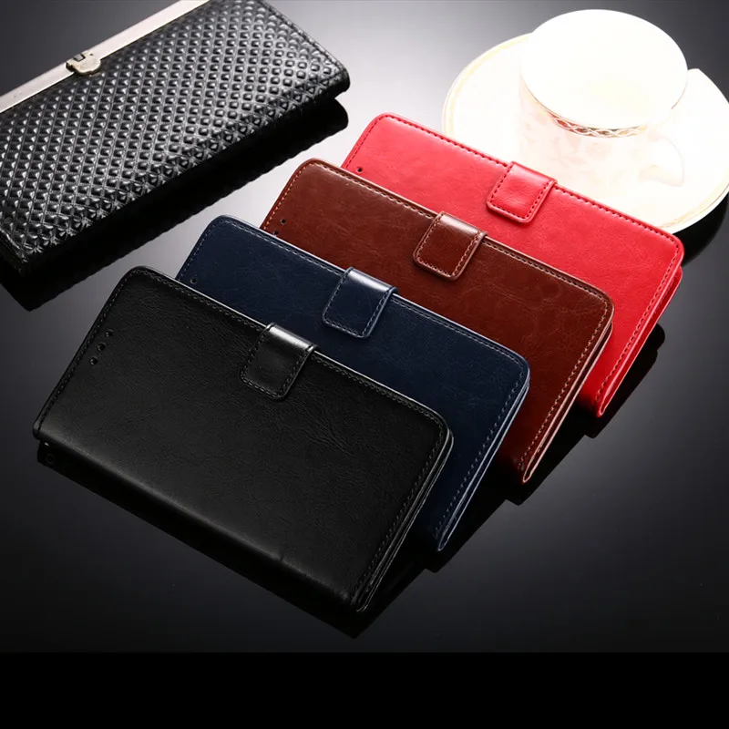 

For Samsung Galaxy J3 J5 J7 A8 Star J4 J6 S8 S9 Plus Note 9 J8 A9 2018 Crazy Horse Leather Flip Soft Silicone Wallet Case Cover