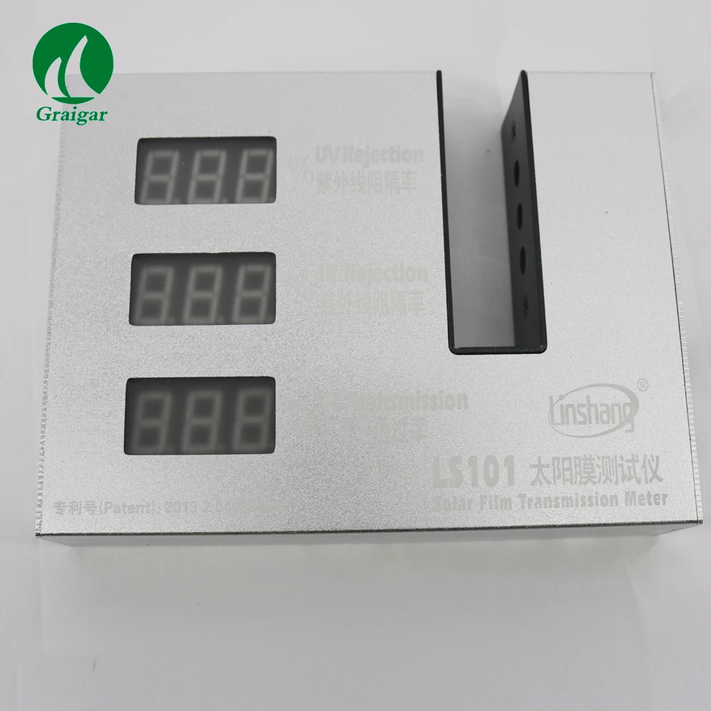 LS101 измеритель передачи солнечной Пленки Тестер UV 365nm VL 380 760nm IR 950nm|Блескомеры| |
