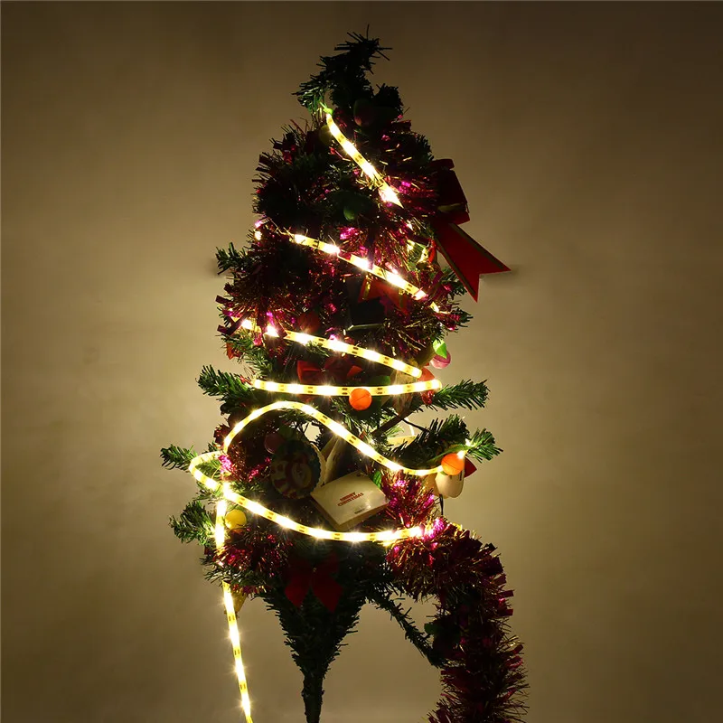 5M SMD2835 Waterproof Solar Powered LED Strip Light for Christmas Outdoor Garden Decor DC12V