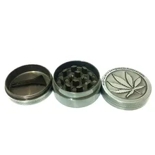 Wholesale Herb Grinder 40mm 3 Parts Mini Smoke Tobacco Hand Muller Crusher DHL Free Shipping To US