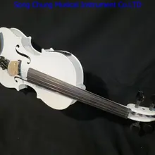 Белого цвета 4 Строки 1" электроакустической Виола, замечательный звук