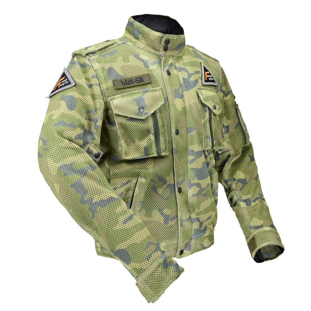 

Top Good Motorcycles military enthusiasts summer wear breathable mesh fabric hard protective overalls motorcycle clothing 507G