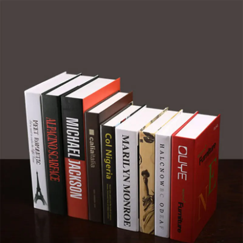 

NYAA False Book Simple Arrangement Nordic Living Room Bookshelf Decoration Decoration Creative Living Room Home Decoration