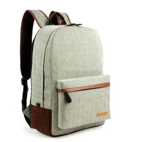 

bag again 022417 new hot student school bag canvas travel backpack