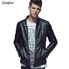 Новинка года, Кожаные Мотоциклетные Куртки Beckham, мужские демисезонные куртки из кожи пу под замшу, мужские деловые повседневные пальто брендовая одежда