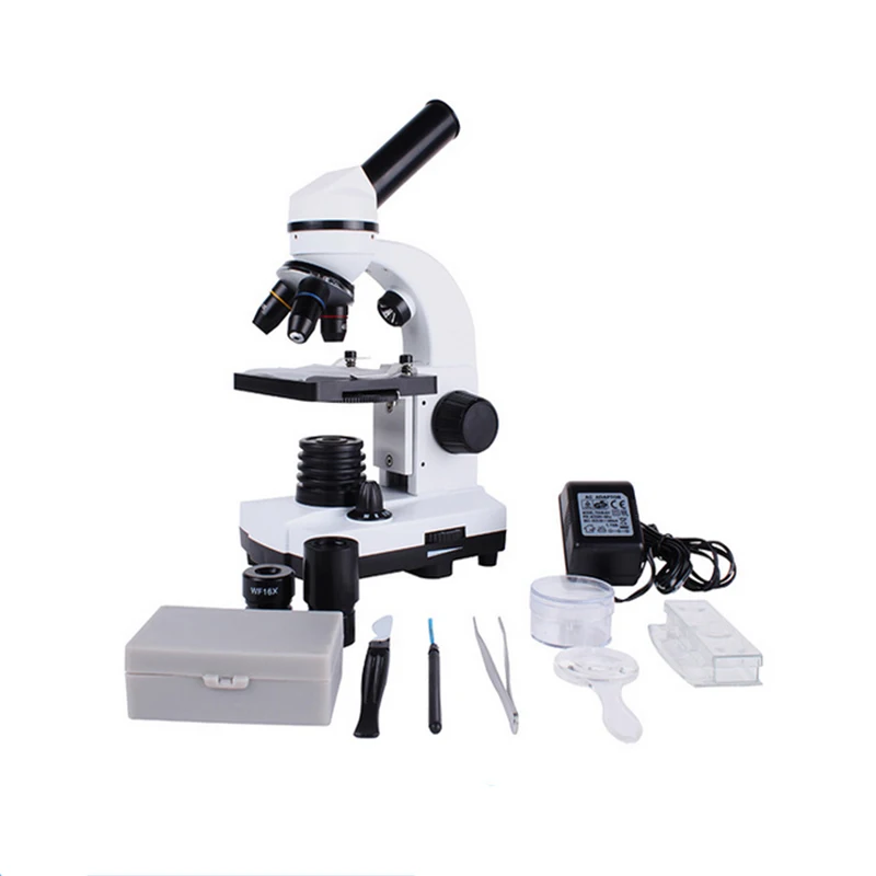 

Professional Biological Microscope 640X Up/Bottom LED Optical Microscope Student Science Educational Lab Home