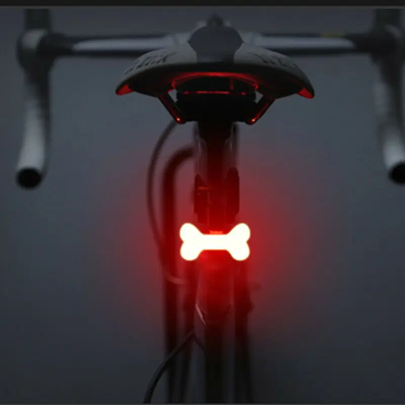 USB Rechargeable Bike Rear Light Tail Lamp LED Bicycle Warning Safety Waterproof