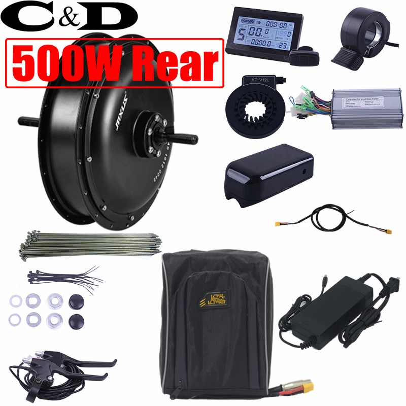Упитанный электровелик 500 W 36 V 48 52 XF40 двигатель непосредственной передачи