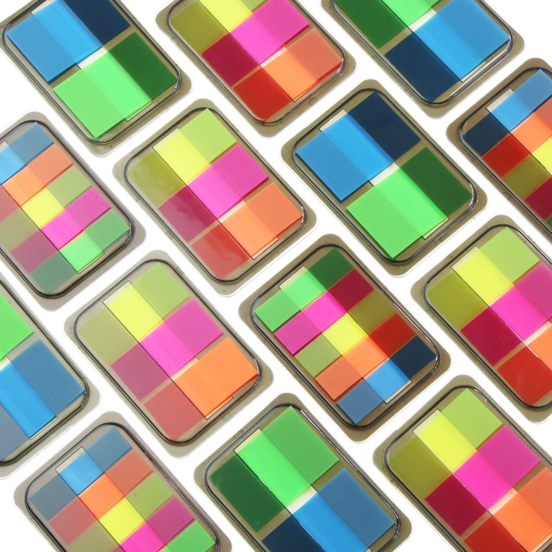 

3 Pcs/lot Colored Post It Notes Rainbow Sticky Notes Memo Paper Stickers Kawaii Stationery Office Material School Supplies