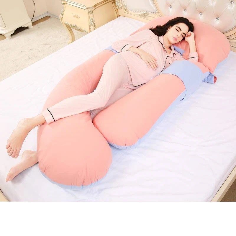 Removable Washable Pregnant Women Body Pillow Leg Waist Support Breastfeeding Maternity Pillow For Mummy Multi-function Cushion