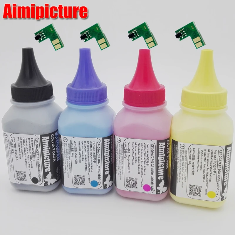 CF400X CF401X CF402X CF403X 201X 1 Set Imported Toner Powder and Chip For HP 252 M252 MFP M277 277 M277dw M277n | Компьютеры и офис