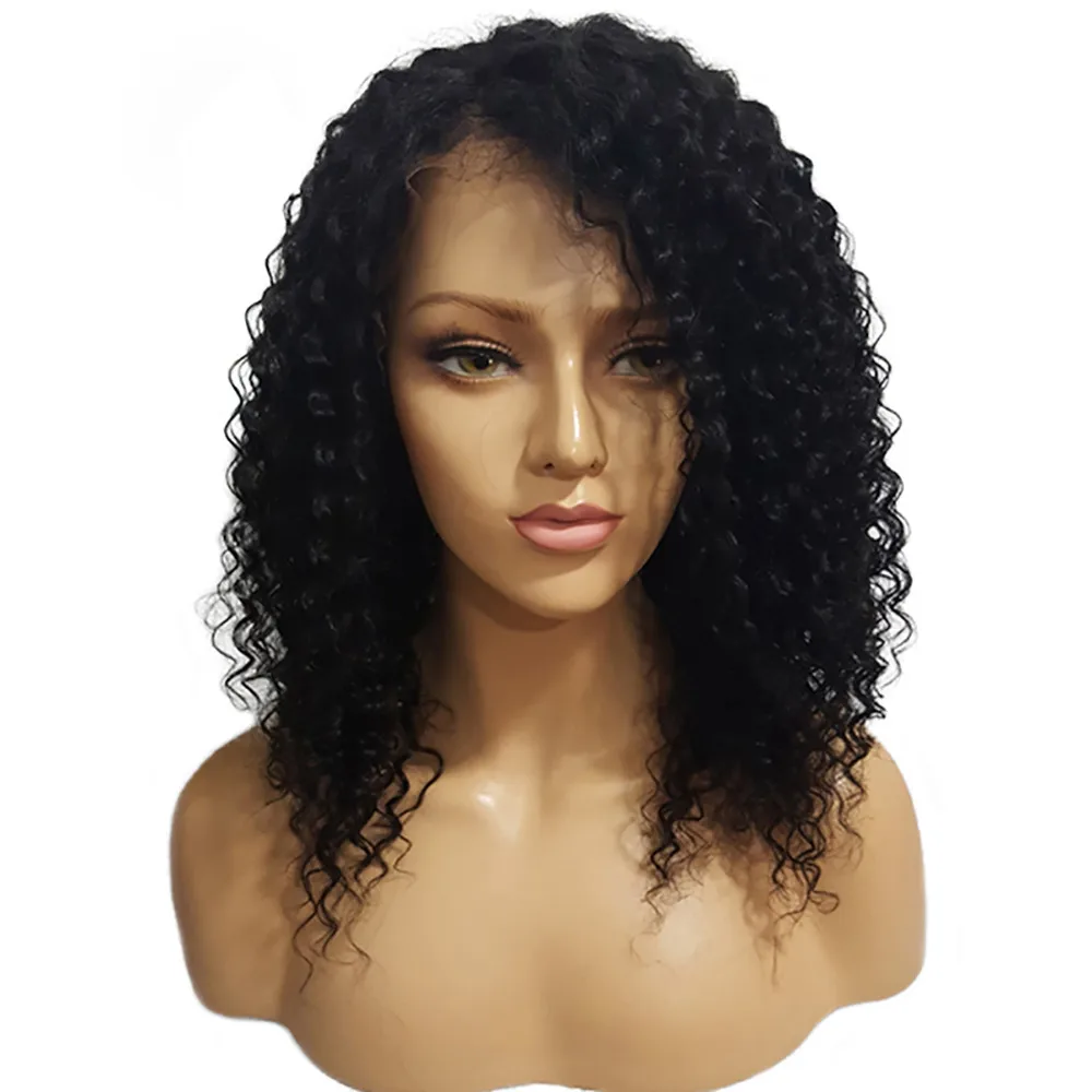 

Natural balck Wig Less Lace Front Full Wig Bob Wave Black Natural Looking Women Wigs High Quality 2M81114