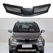 Resin Grille Honeycomb Grill Matt Black Retrofit For Nissan Tiida 2008-2010