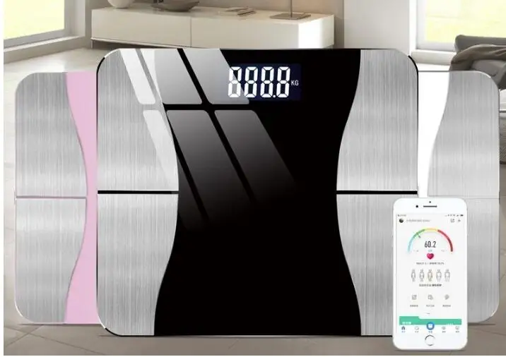 

Charging Intelligent Bluetooth Fat Scale Precision Weighing Gift Electronic Scale Bathroom Scales free shipping
