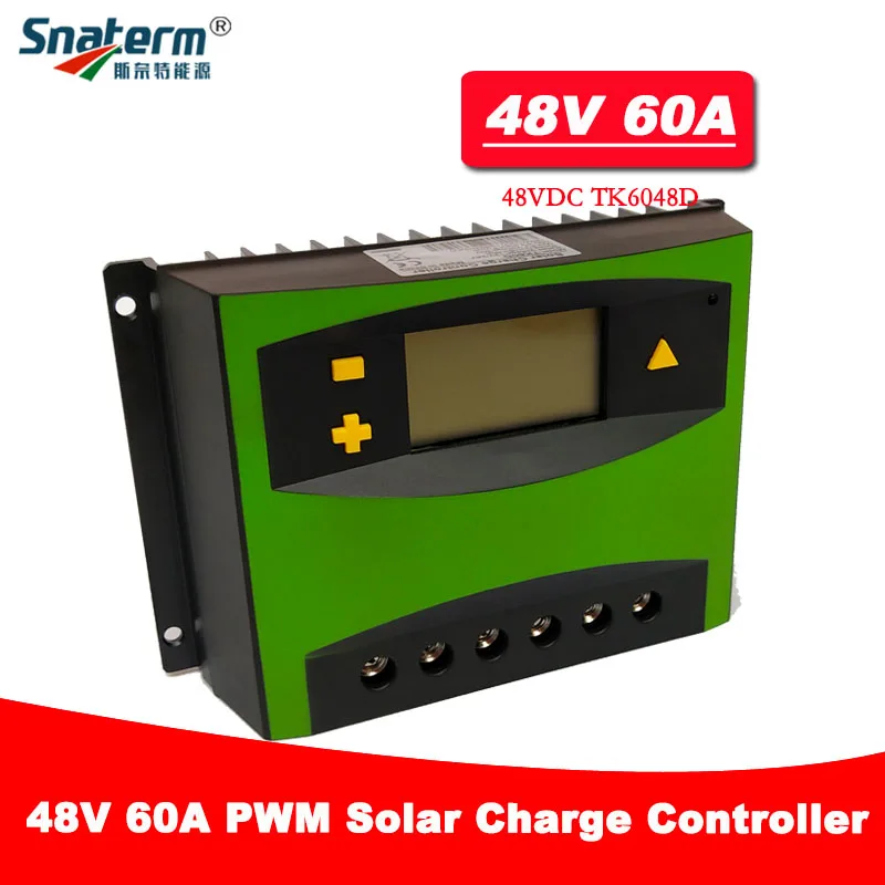 

60A 48VDC PWM Solar Charge controller 48V60A LCD Display 60A PV Solar regulator for 48V off grid solar energy power system