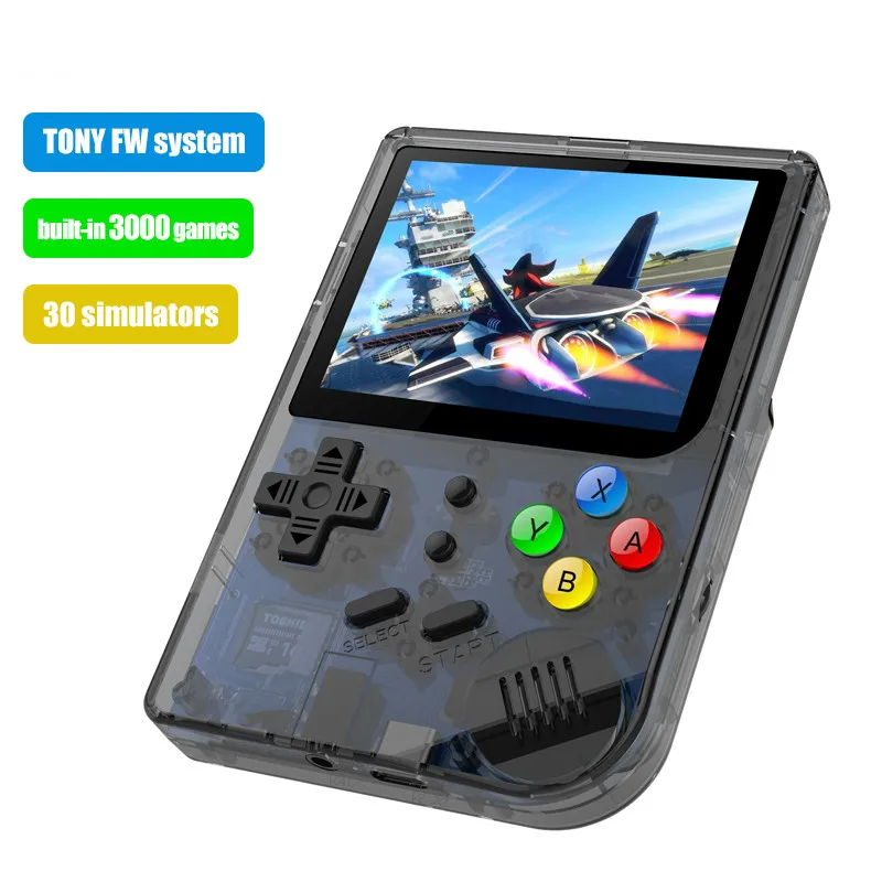 

3 inch Video games Portable Retro console Retro Game Handheld Games Console Player 16G+32G 3000 GAMES Tony system