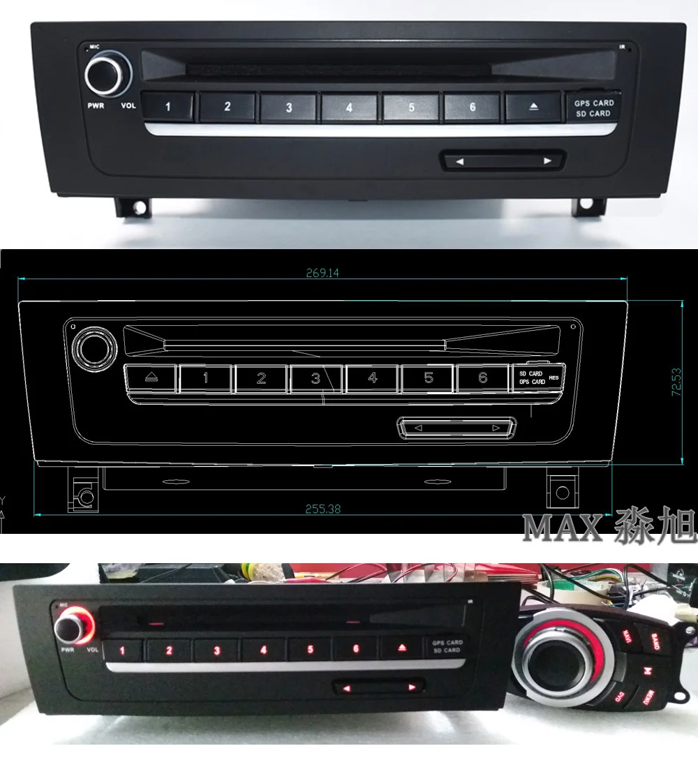 Clearance MAX Android 8.1 GPS Navigation Car DVD Player for BMW X1 E84 2009 2010 2011 2012 2013 Car Radio RDS WiFi GPS free map SWC 8