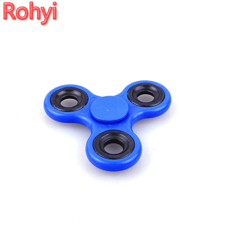 Новинка, горячая распродажа, Rohyi, Спиннер для спиннинга, ABS, Tri-Spinner, ручные антистрессовые игрушки, различные цвета на выбор, в розничной упаковке