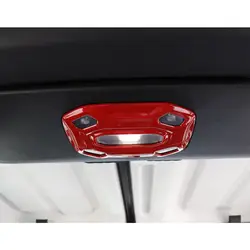 JXKaFa автомобиля салонные аксессуары для Jeep Wrangler JL 2 двери 2018 + Чтение свет лампы рамки крышка отделка стайлинга автомобилей ободок