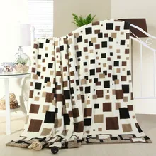 UNIHOME Livraison gratuite roi/reine/plein écran Home Textile Mode plaid Les coraux chaudes molleton couvertures sur le lit jettent draps