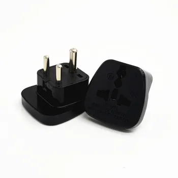 

10pcs/lot UK/AU/US/EU to Small South Africa Power Plug Converter Adaptor India Nepal Sri Lanka Tourism converter safety door