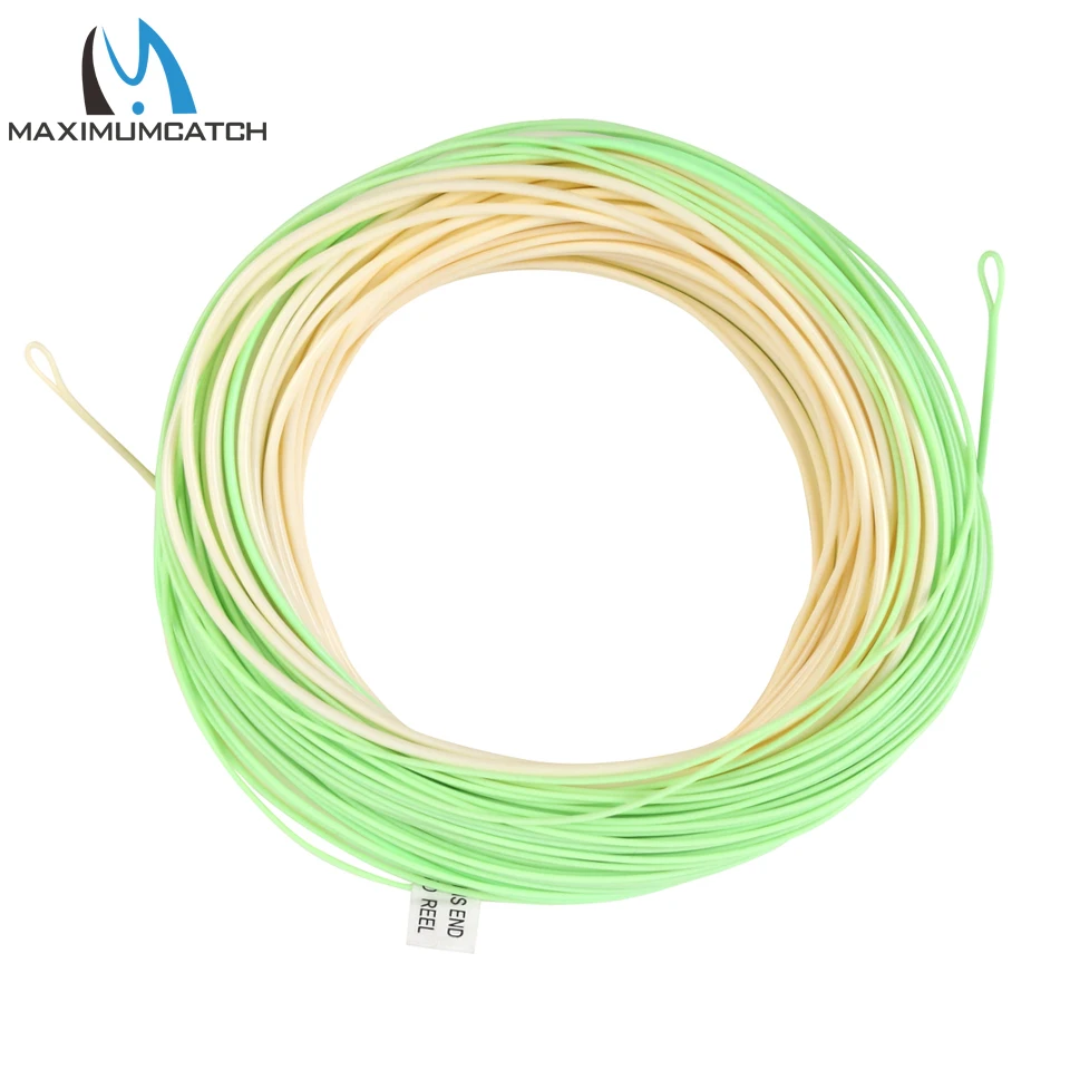 Maximumcatch 100FT рыболовная леска двухцветная 4 8WT Вес вперед плавающая|fishing line|fly linefly