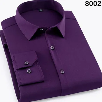 

Men Long Sleeve Dress Formal Shirts Camisa,Turn-down Collar Hot Stamping Single Breasted Shirts Tops High Quality Size S-4XL