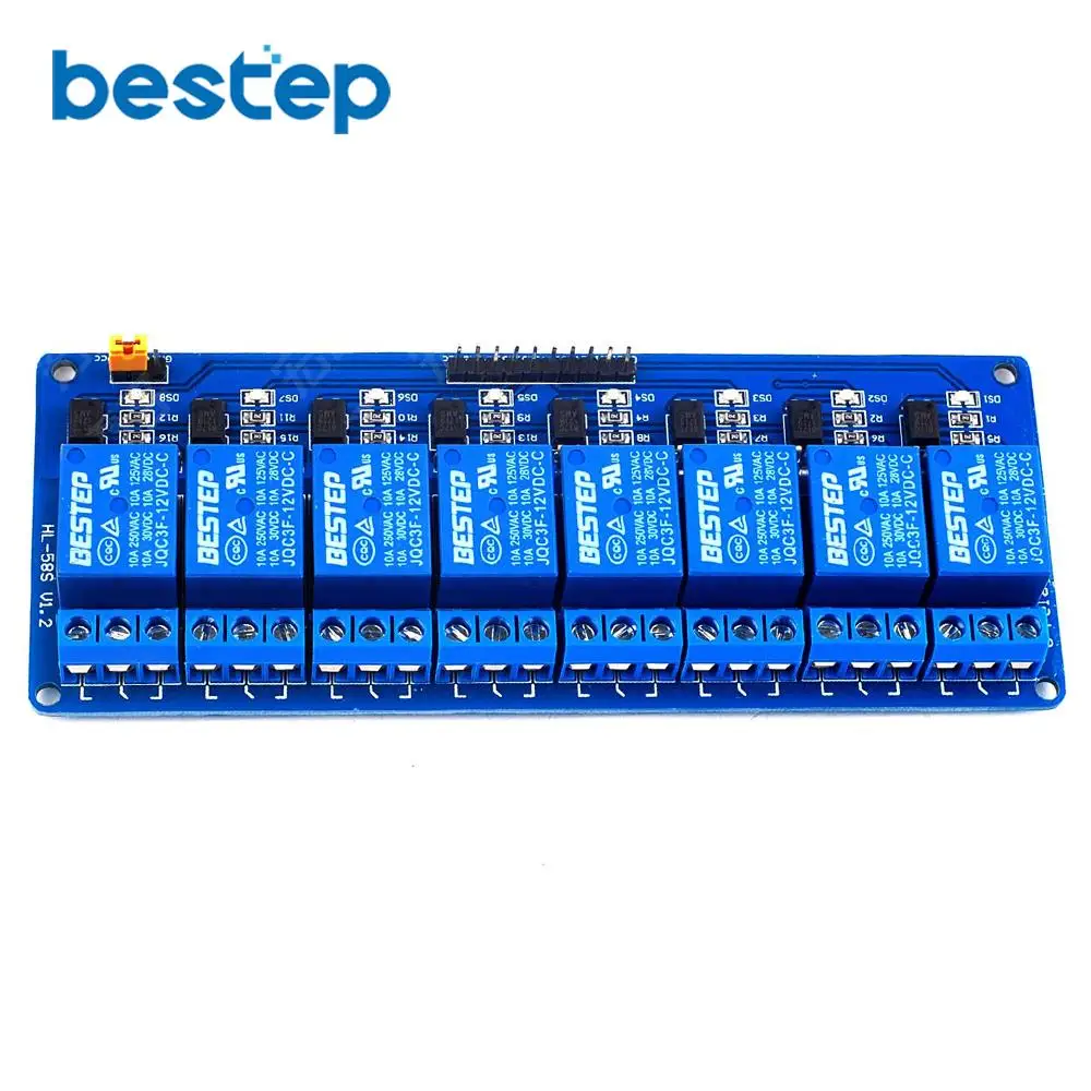 12 V 8 канальный сетевой видеорегистратор реле контрольная панель модуля низкого